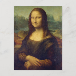 Cartão Postal Retrato de Leonardo da Vinci de Mona Lisa