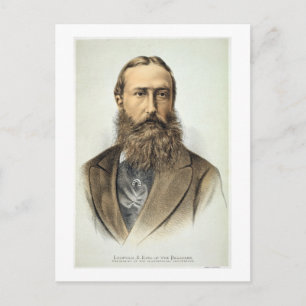 Cartão Postal Retrato de Leopold II (1835-1909), Rei da Bélgica