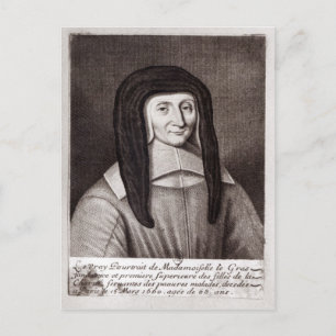 Cartão Postal Retrato de Louise de Marillac