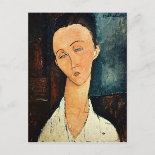 Cartão Postal Retrato de Lunia Czechowska, 1918