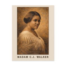 Retrato de Madam C.J. Walker em Arte