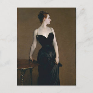 Cartão Postal Retrato de Madame X de John Singer Sargent, 1884