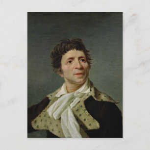 Cartão Postal Retrato de Marat 1793