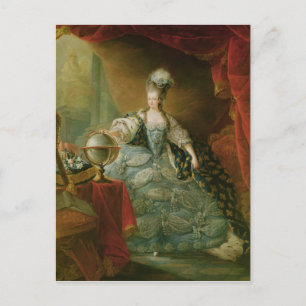 Cartão Postal Retrato de Maria Antonieta Rainha da França