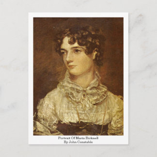 Cartão Postal Retrato De Maria Bicknell, De John Constable