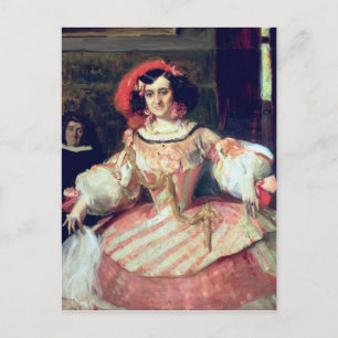 Cartão Postal Retrato de Maria Guerrero