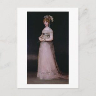 Cartão Postal Retrato de Maria Theresa de Bourbon y Vallabriga