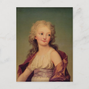 Cartão Postal Retrato de Marie-Therese Charlotte, França