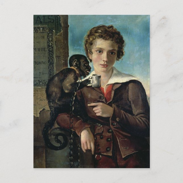 Cartão Postal Retrato de Marius Petipa em Balé (Frente)