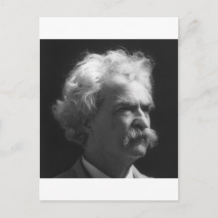 Cartão Postal Retrato de Mark Twain