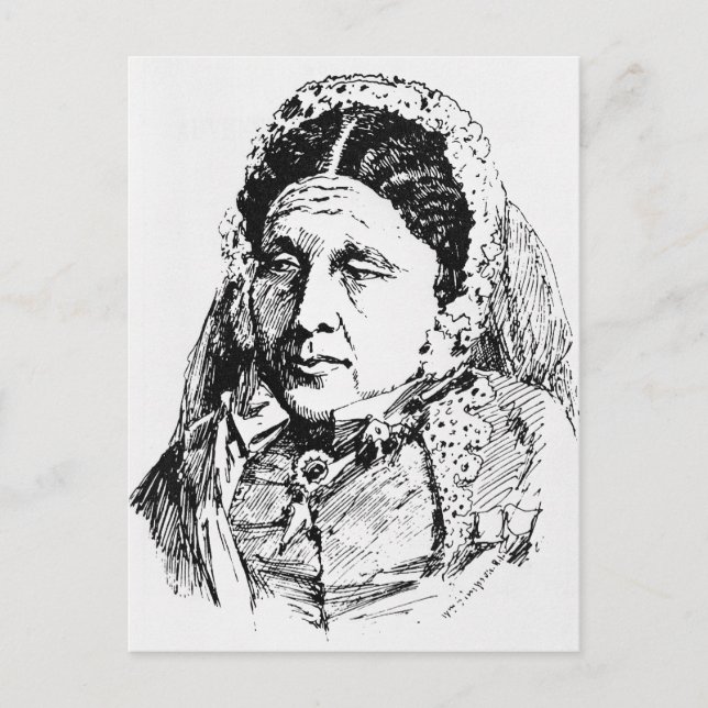Cartão Postal Retrato de Mary Seacole (Frente)