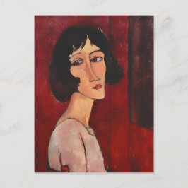 Cartão Postal Retrato de Modigliani de Magherita