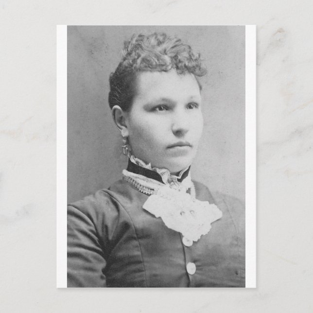 Cartão Postal Retrato de Mulher de 1900 (Frente)
