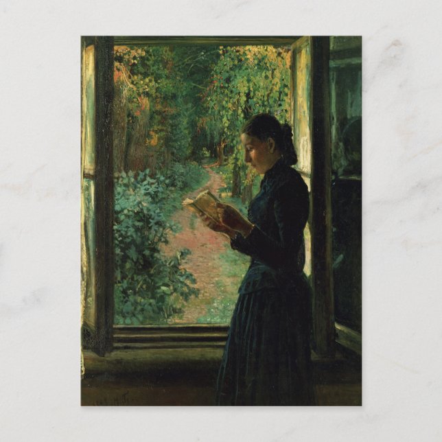 Cartão Postal Retrato de Natalia Petrunkevitsin, 1893 (Frente)