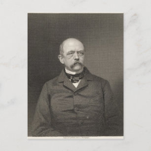 Cartão Postal Retrato de Otto von Bismarck