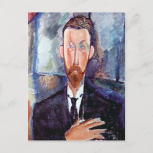 Cartão Postal Retrato de Paul Alexanders por Amedeo Modigliani
