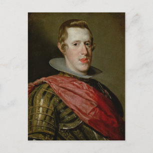 Cartão Postal Retrato de Philip IV em Armor, 1628