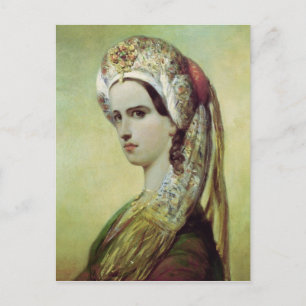 Cartão Postal Retrato de Rachel