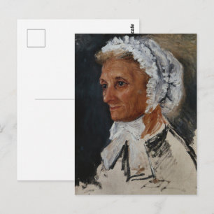 Cartão Postal Retrato de Renoir da Mãe do Artista Arte
