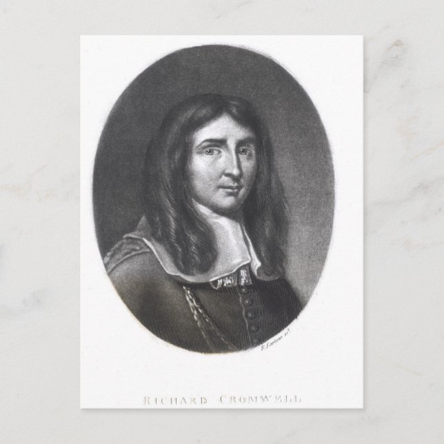 Cartão Postal Retrato de Richard Cromwell (Frente)