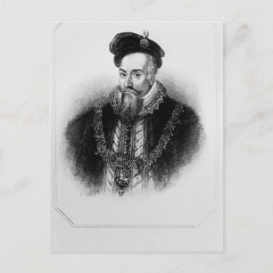 Cartão Postal Retrato de Robert Dudley 1rua Earl