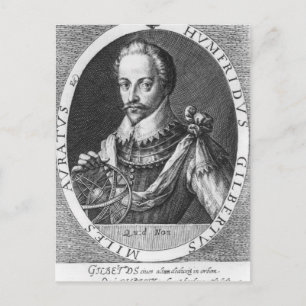 Cartão Postal Retrato de Sir Humphrey Gilbert