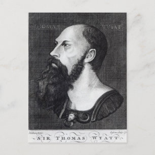 Cartão Postal Retrato de Sir Thomas Wyatt