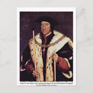 Cartão Postal Retrato De Thomas Howard 3º Duque De Norfolk