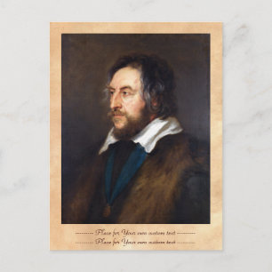 Cartão Postal Retrato de Thomas Howard Peter Paul Rubens