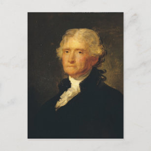 Cartão Postal Retrato de Thomas Jefferson