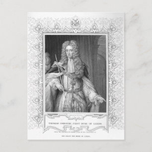 Cartão Postal Retrato de Thomas Osborne, gravação