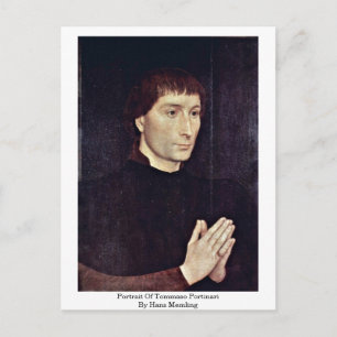 Cartão Postal Retrato De Tommaso Portinari Por Hans Memling