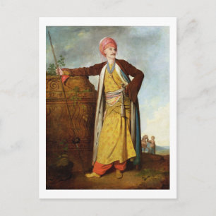 Cartão Postal Retrato de um armênio, 1771 (óleo na canvas)