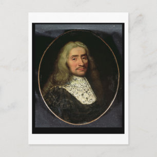 Cartão Postal Retrato de um cavalheiro (óleo na canvas)