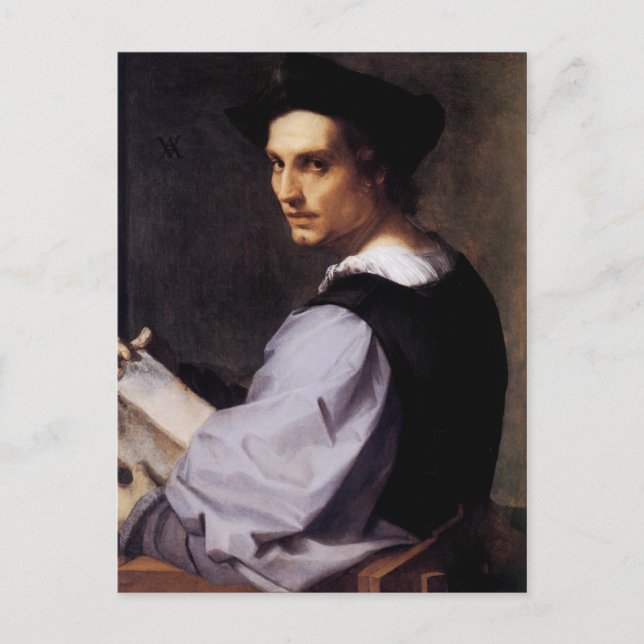 Cartão Postal Retrato de um Jovem (Frente)