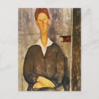Cartão Postal Retrato de um Jovem - Amedeo Modigliani