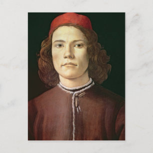 Cartão Postal Retrato de um Jovem, c.1480-85