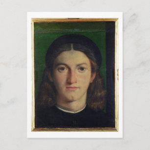 Cartão Postal Retrato de um Jovem, c.1505 (óleo no painel)