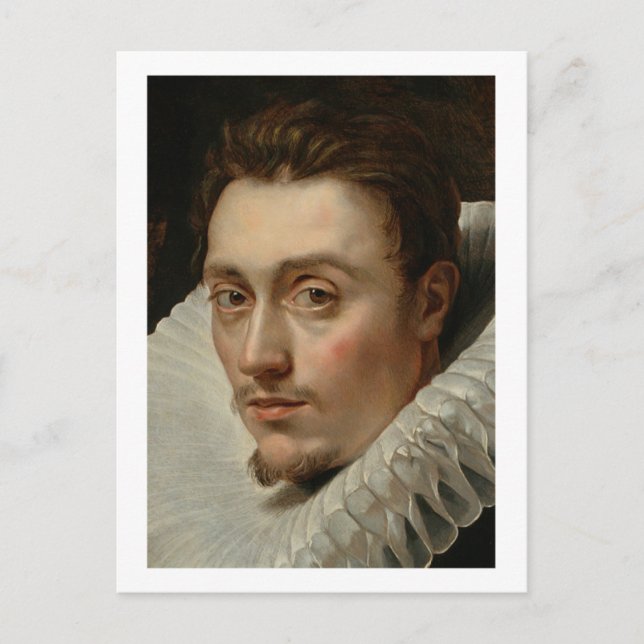 Cartão Postal Retrato de um Jovem por Rubens (Frente)