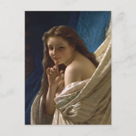 Cartão Postal Retrato de uma Jovem Mulher por Pierre Auguste Cot