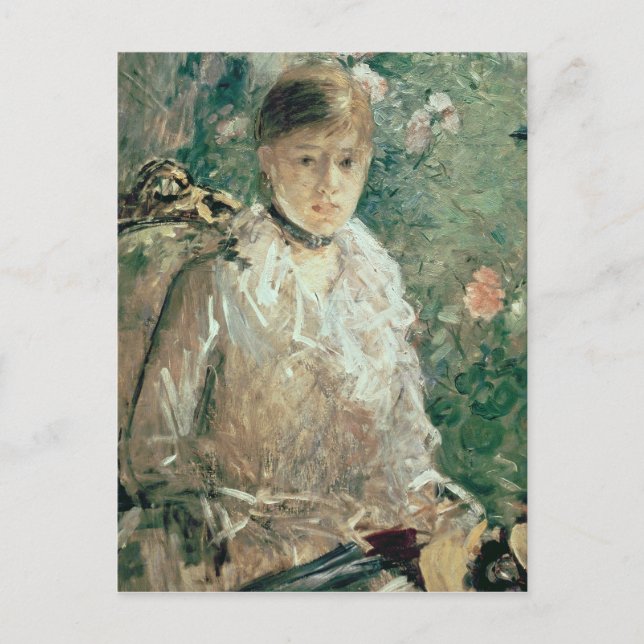 Cartão Postal Retrato de uma Jovem Senhora (Frente)