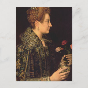 Cartão Postal Retrato de uma Mulher
