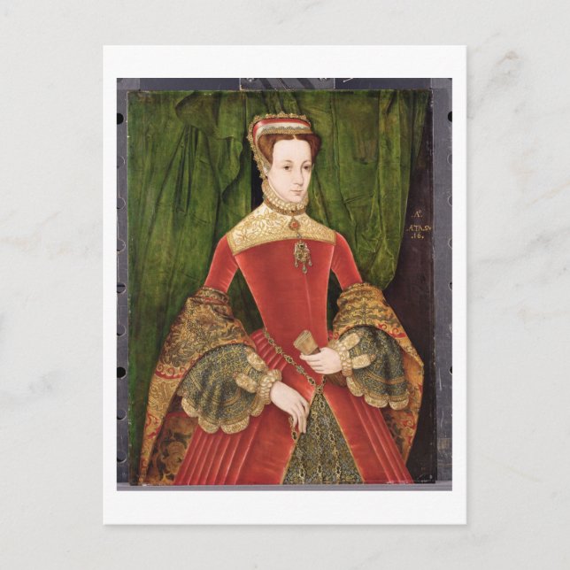 Cartão Postal Retrato de uma Mulher, 16 anos, previamente identi (Frente)