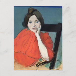 Cartão Postal Retrato de uma Mulher, 1890