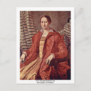 Cartão Postal Retrato De Uma Nobre De Bronzino Angelo
