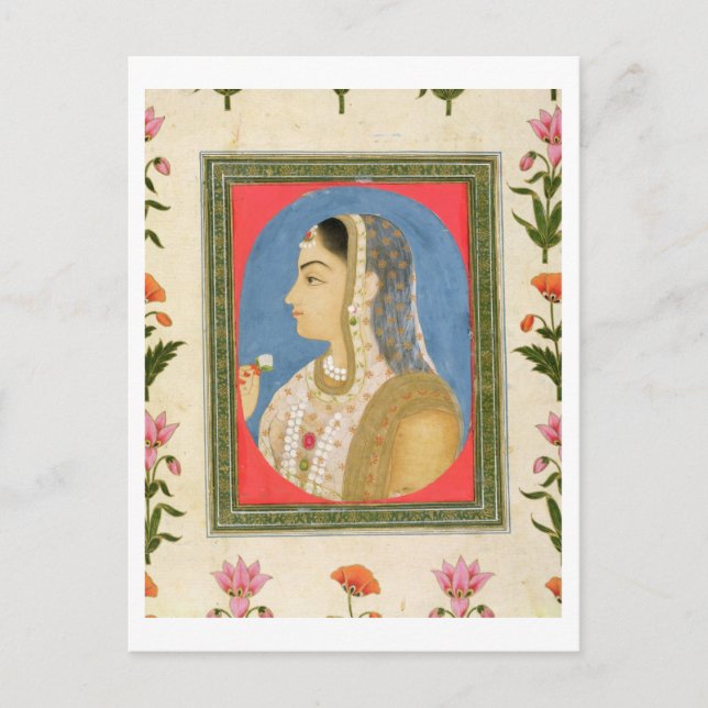 Cartão Postal Retrato de uma nobre senhora, do Pequeno Clive Alb (Frente)