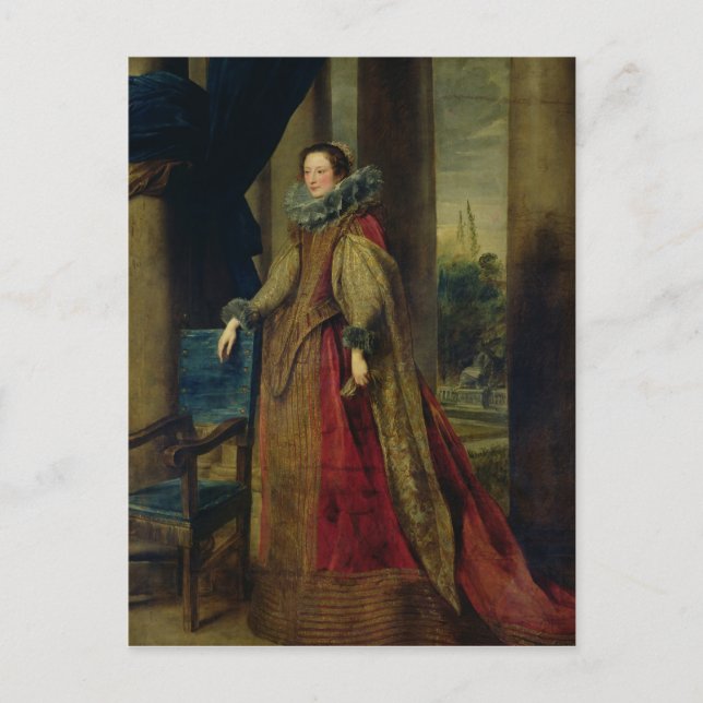 Cartão Postal Retrato de uma Senhora (Frente)