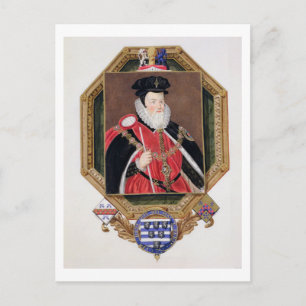 Cartão Postal Retrato de William Cecil (1520-98) 1rua Baron Burg