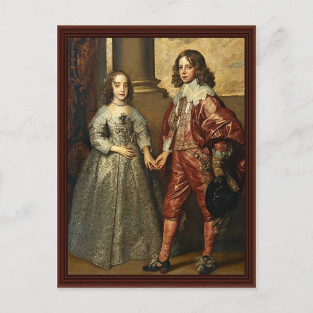 Cartão Postal Retrato De William De Laranja Como Príncipe (Frente)