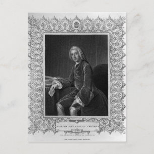Cartão Postal Retrato de William Pitt, 1º Conde de Chatham